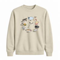 Sweatshirt Chat Horloge