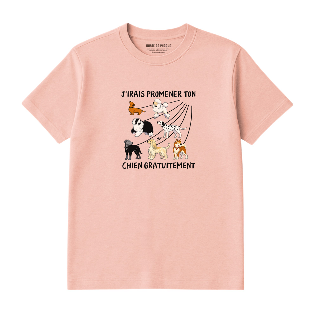 T-Shirt Promener Ton Chien