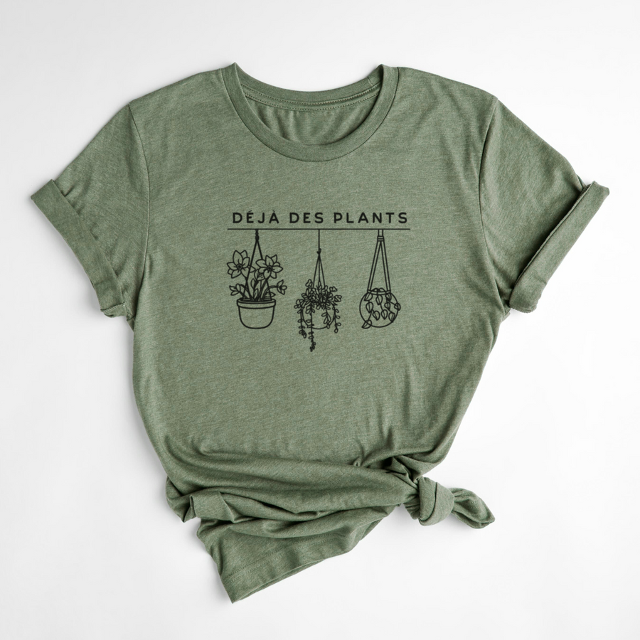 T-SHIRT PLANTS - OLIVE