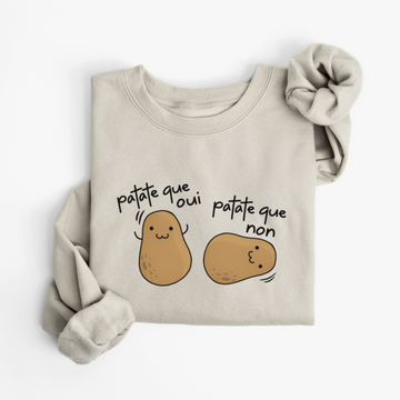 SWEATSHIRT PATATE QUE OUI