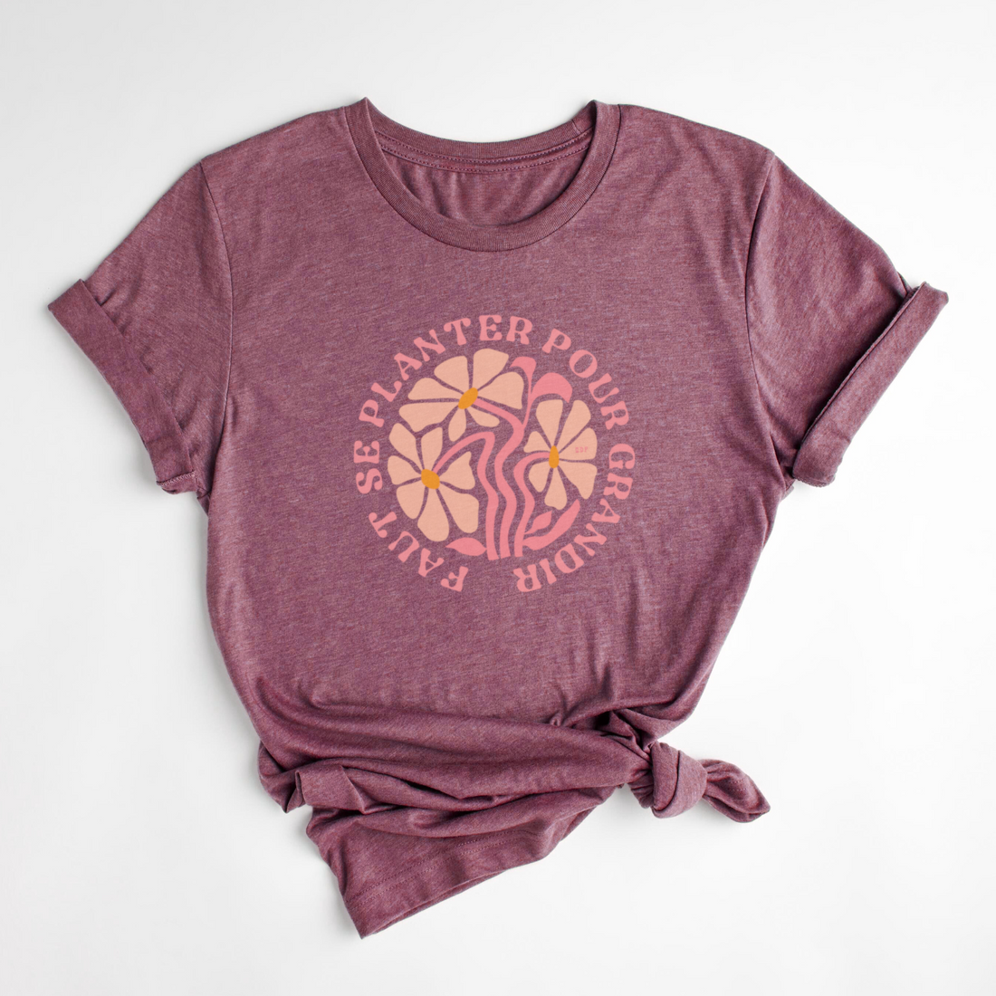 T-SHIRT PLANTER - CERISE