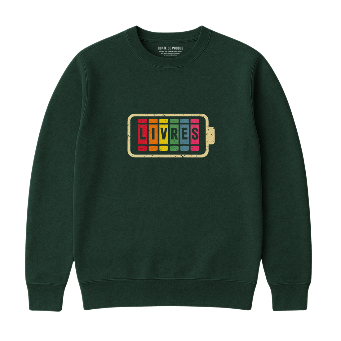 Sweatshirt Batterie Livres