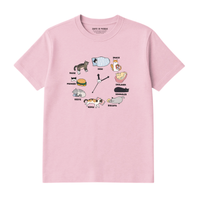T-Shirt Chat Horloge