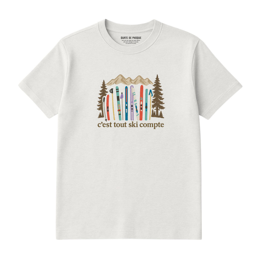 T-Shirt Ski Compte