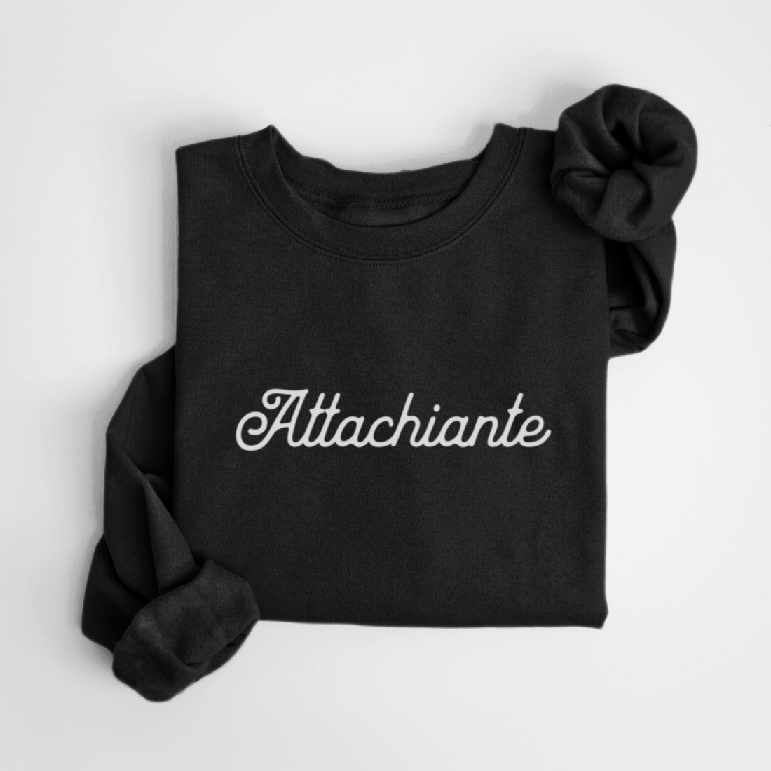 SWEATSHIRT ATTACHIANTE - NOIR