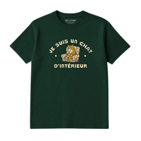 T-Shirt Chat D'intérieur
