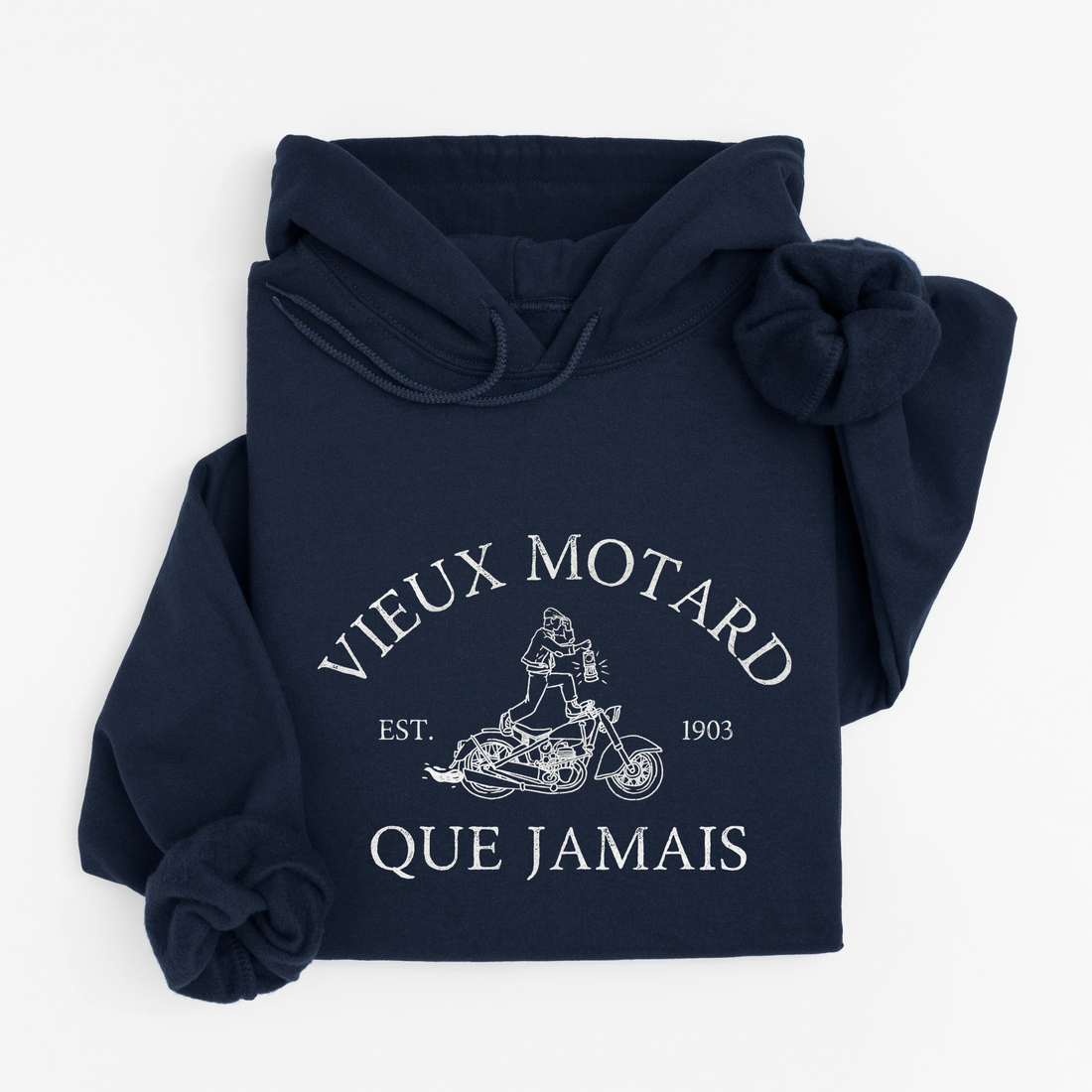 Hoodie Vieux Motard
