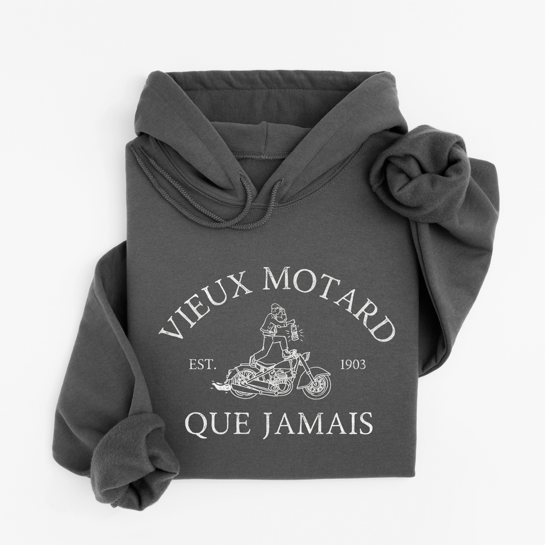 Hoodie Vieux Motard