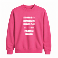 Sweatshirt Maman Moman