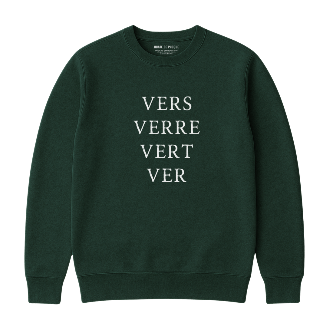 Sweatshirt Vert