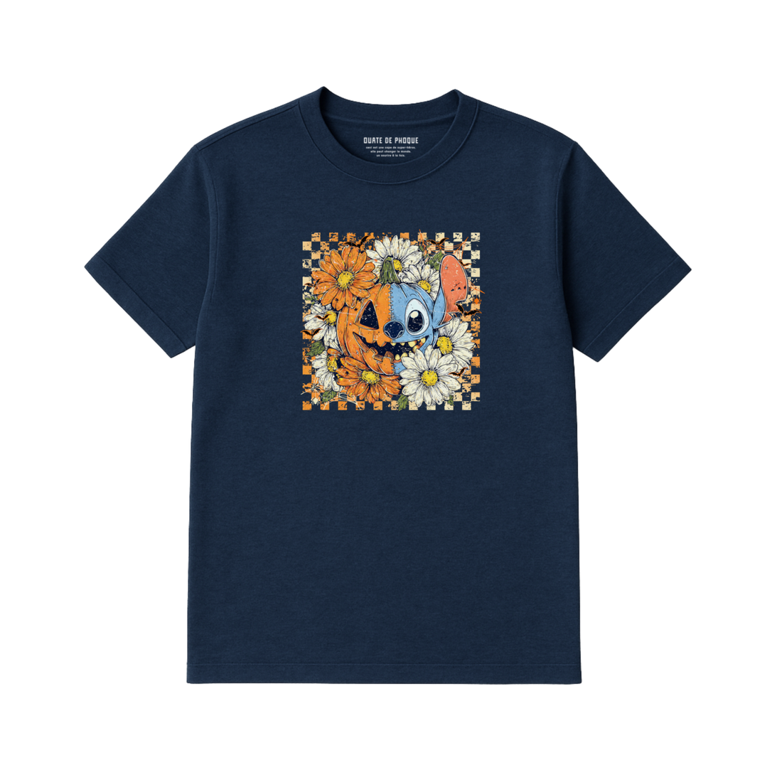 T-Shirt Stitch Citrouille - Enfant