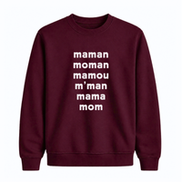 Sweatshirt Maman Moman