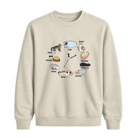 Sweatshirt Chat Horloge