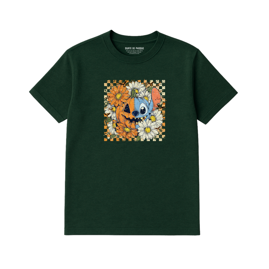 T-Shirt Stitch Citrouille - Enfant
