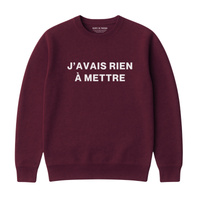 Sweatshirt Rien À Mettre