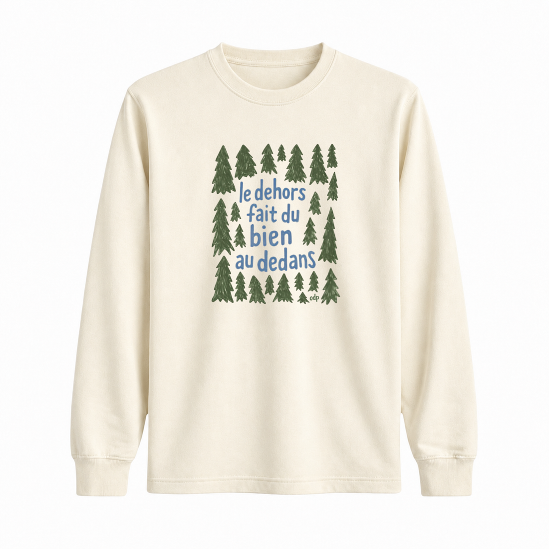 Longsleeve Dehors Dedans Sapins