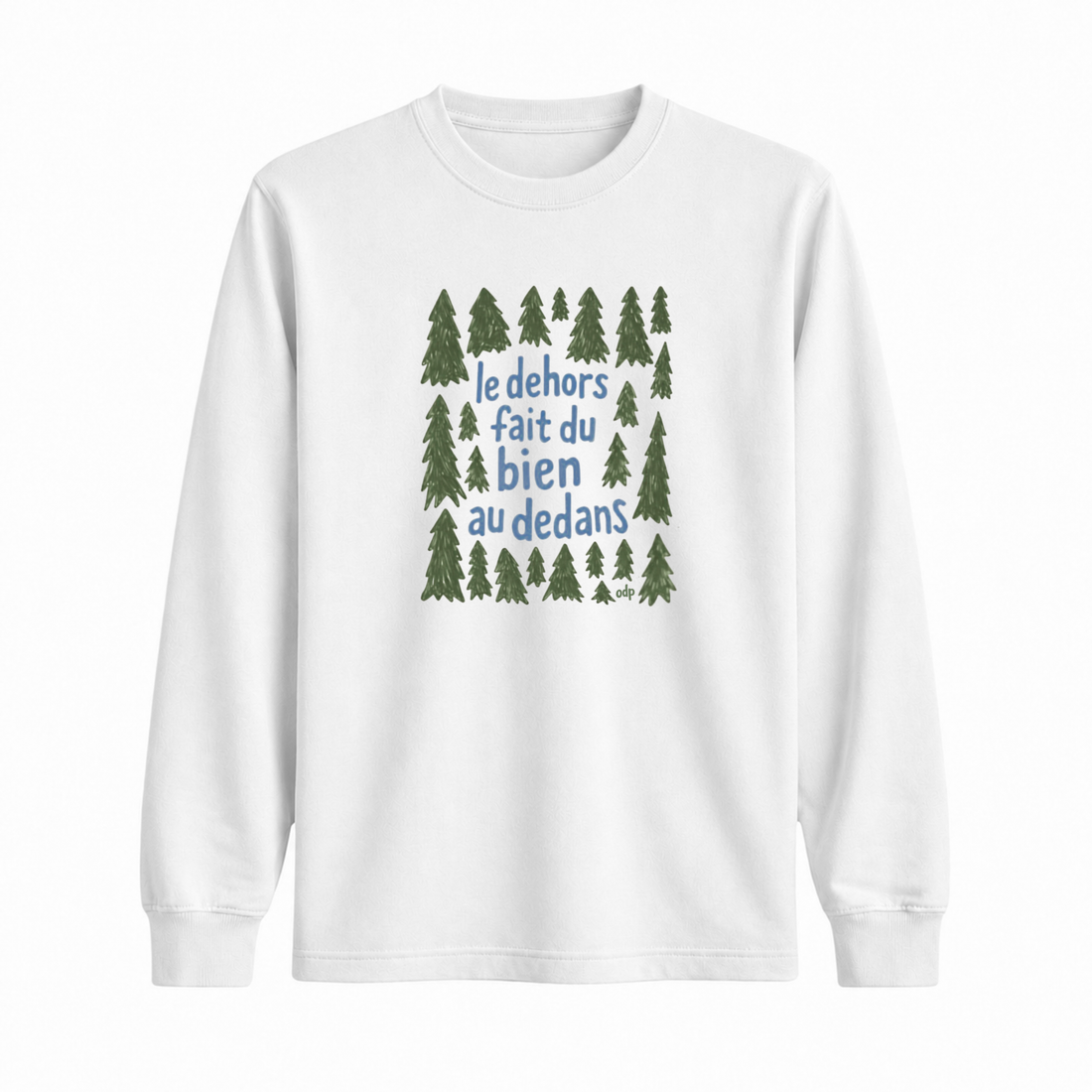 Longsleeve Dehors Dedans Sapins
