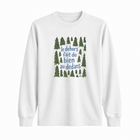 Longsleeve Dehors Dedans Sapins