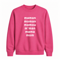 Sweatshirt Maman Moman