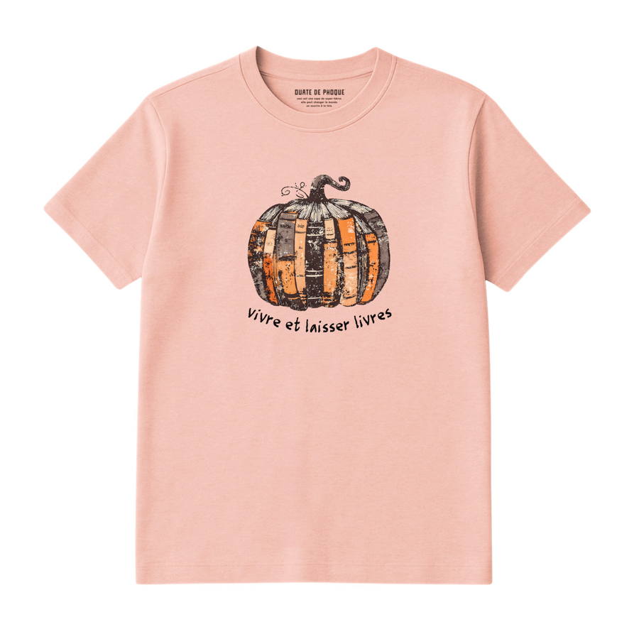 T-Shirt Vivre Laisser Livres