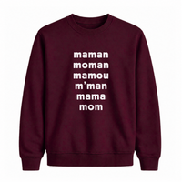 Sweatshirt Maman Moman