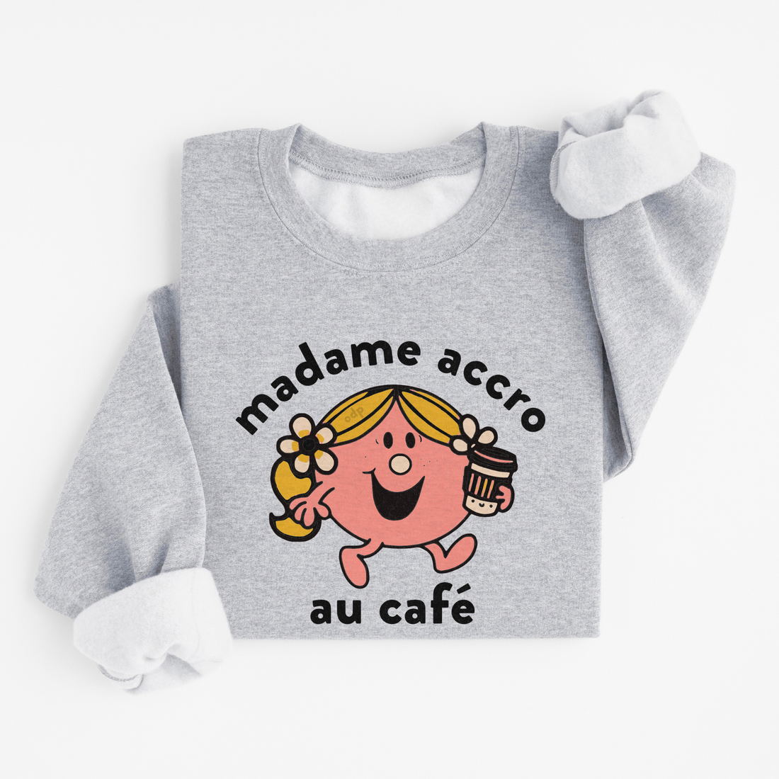Sweatshirt Madame Accro Au Café