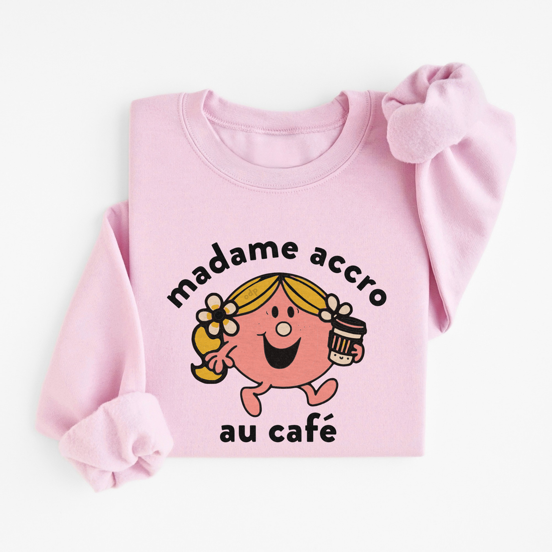Sweatshirt Madame Accro Au Café