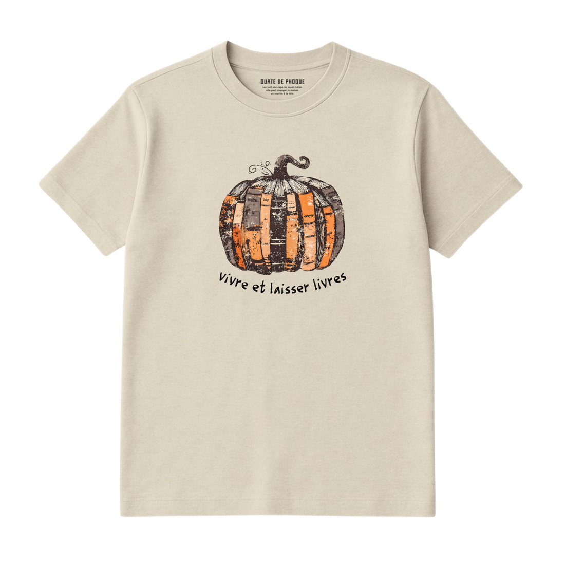 T-Shirt Vivre Laisser Livres