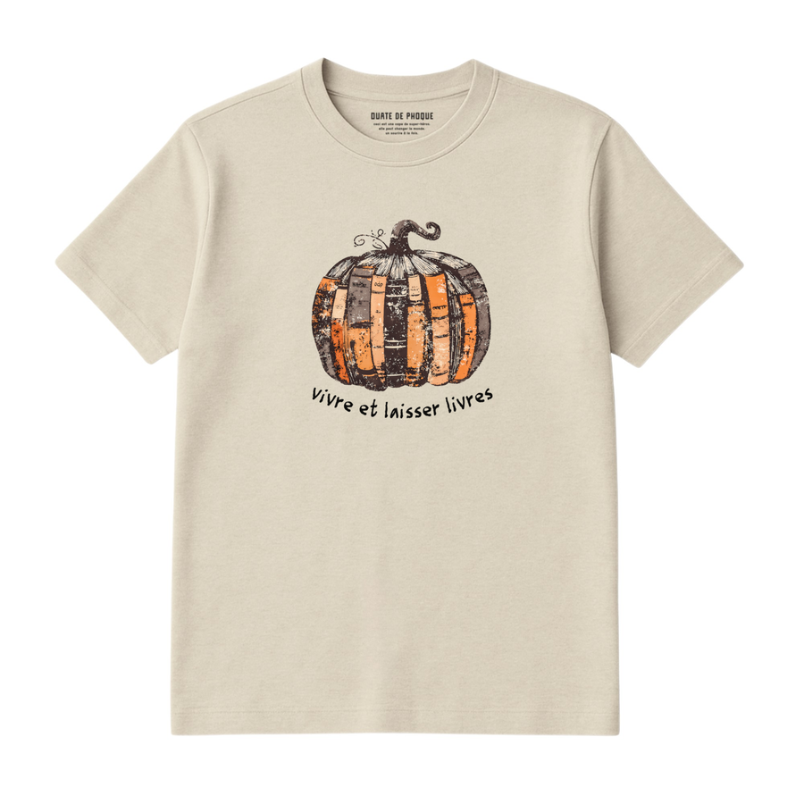 T-Shirt Vivre Laisser Livres