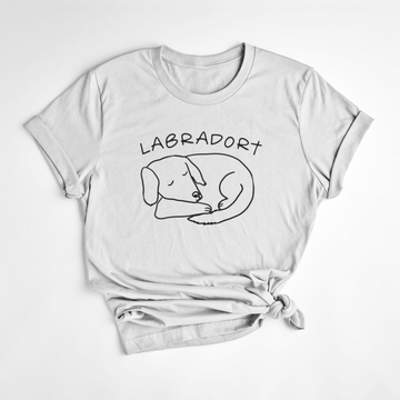 T-SHIRT LABRADORT - BLANC