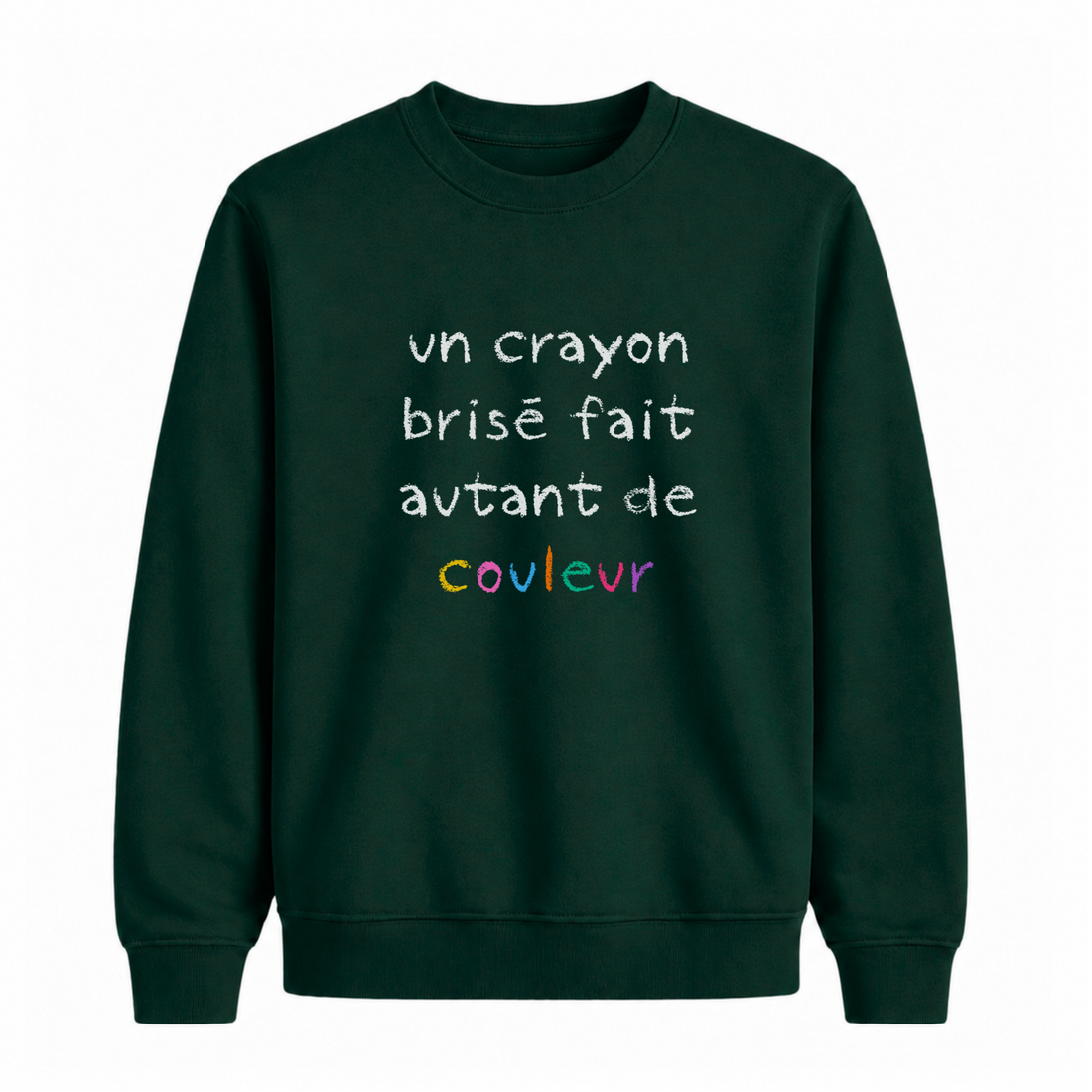 Sweatshirt Crayon Brisé