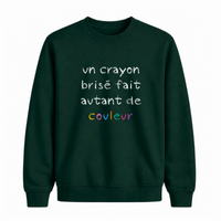 Sweatshirt Crayon Brisé