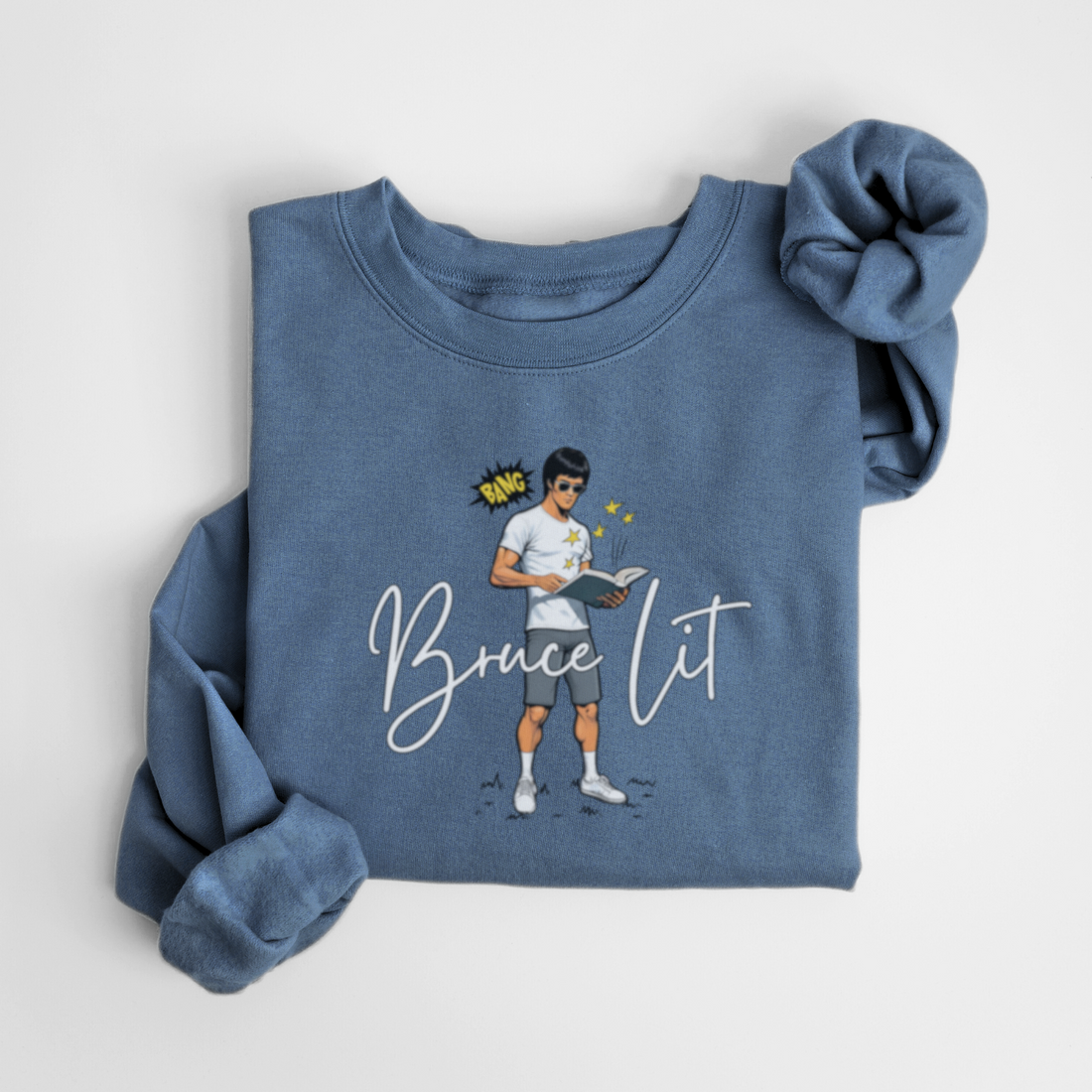 SWEATSHIRT BRUCE LIT - DENIM