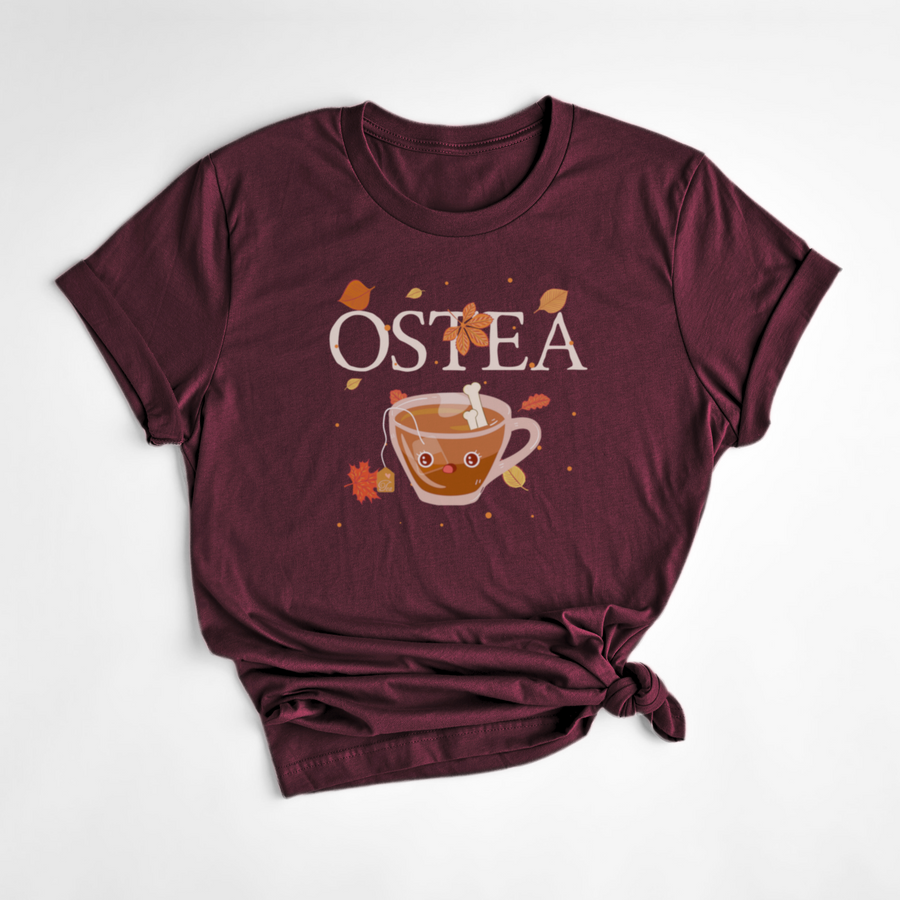 T-SHIRT OSTEA - BORDEAUX