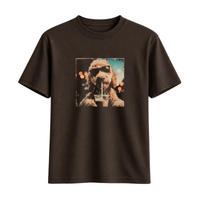 T-Shirt Chien Café Glacé