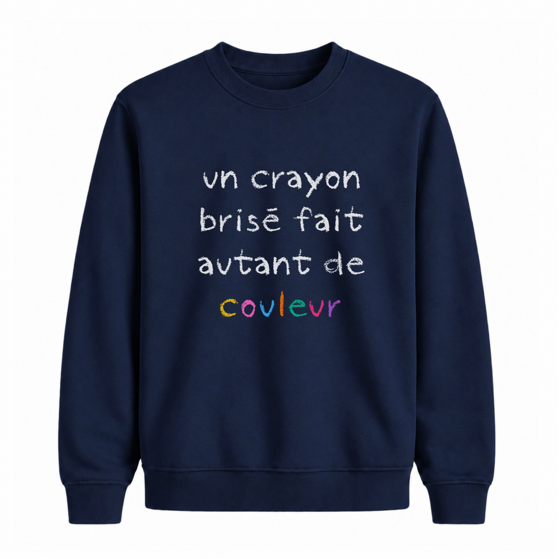 Sweatshirt Crayon Brisé