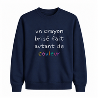 Sweatshirt Crayon Brisé