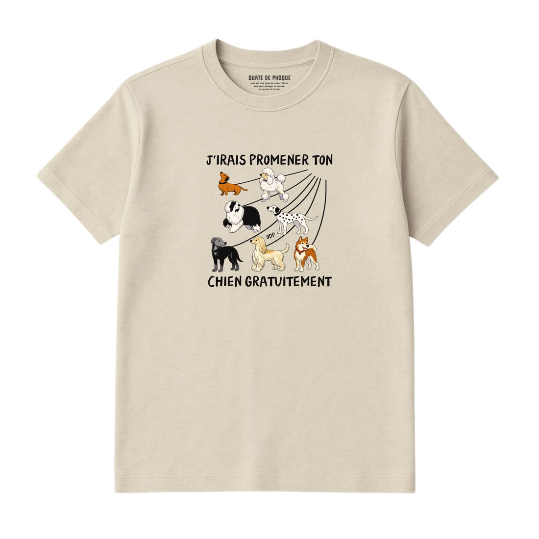 T-Shirt Promener Ton Chien