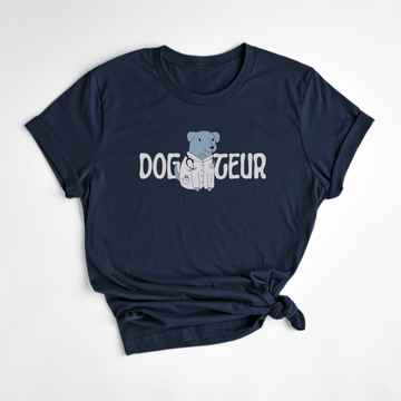 T-SHIRT DOGTEUR - MARINE