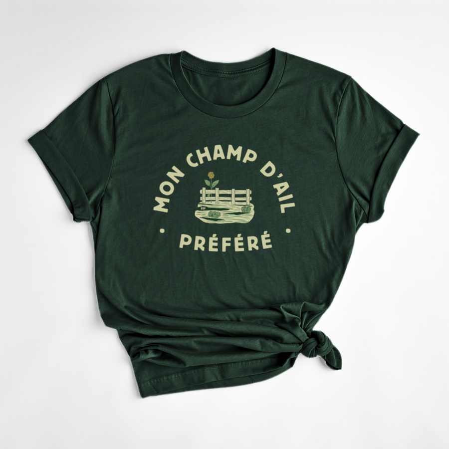 T-SHIRT CHAMP D'AIL - FORÊT