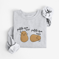 SWEATSHIRT PATATE QUE OUI