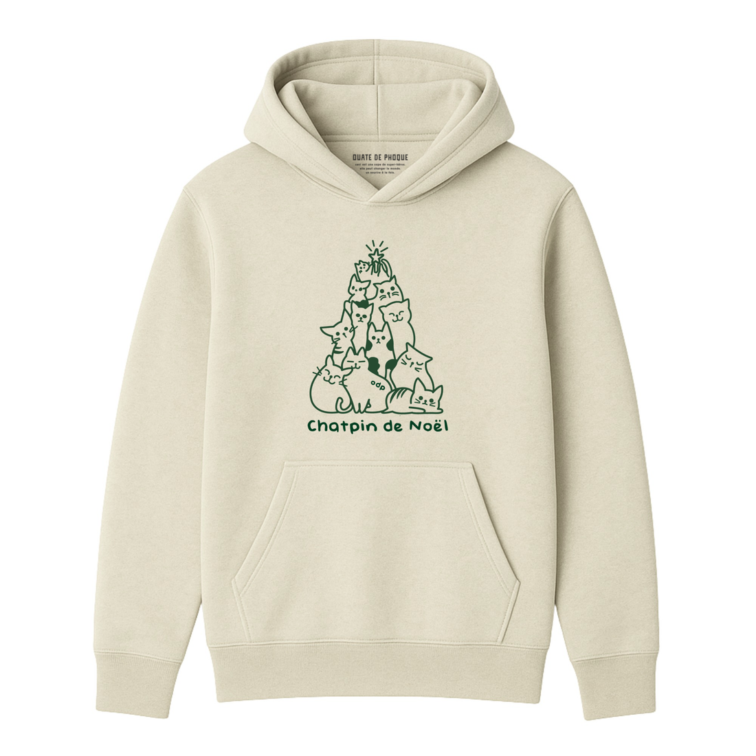 Hoodie Chatpin De Noël