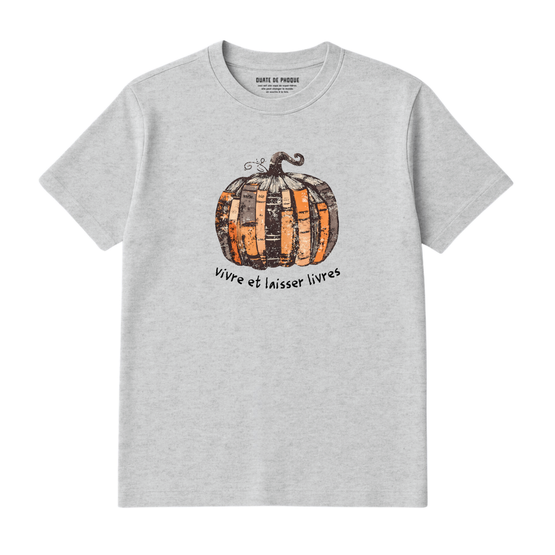 T-Shirt Vivre Laisser Livres