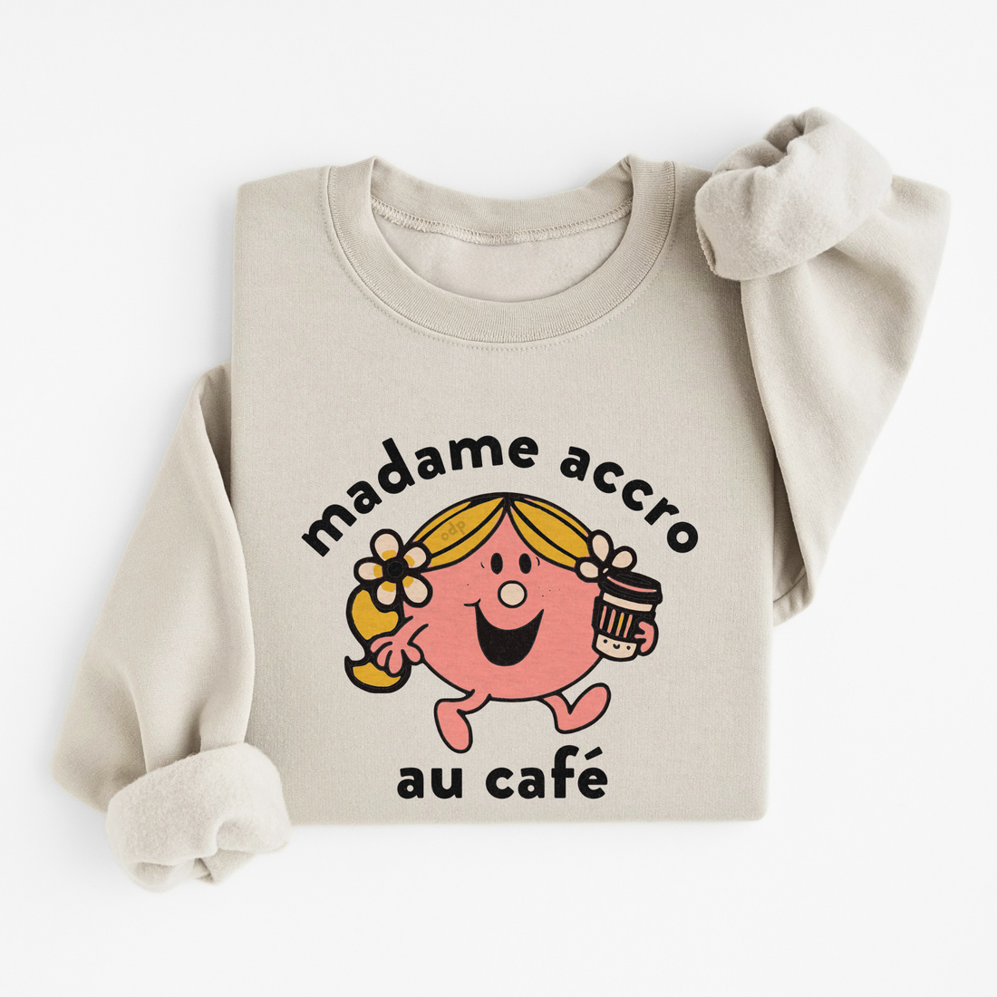 Sweatshirt Madame Accro Au Café