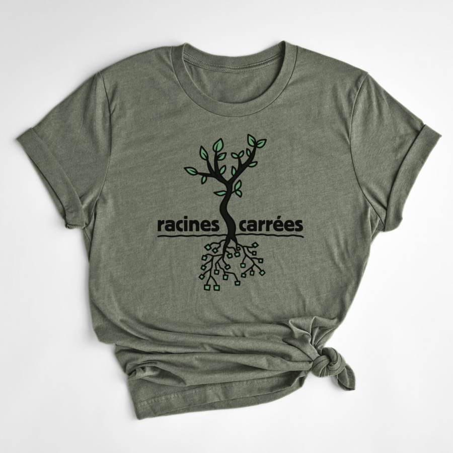 T-SHIRT RACINES CARRÉES