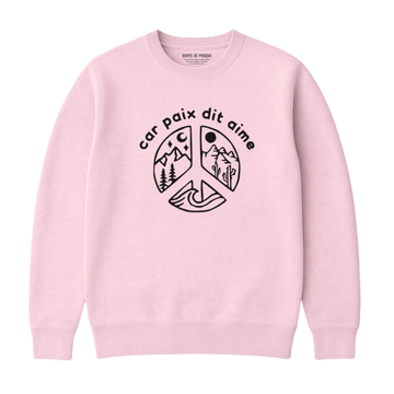 Sweatshirt Car Paix Dit Aime