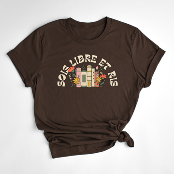 T-SHIRT LIBRE ET RIS