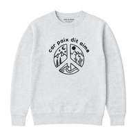 Sweatshirt Car Paix Dit Aime