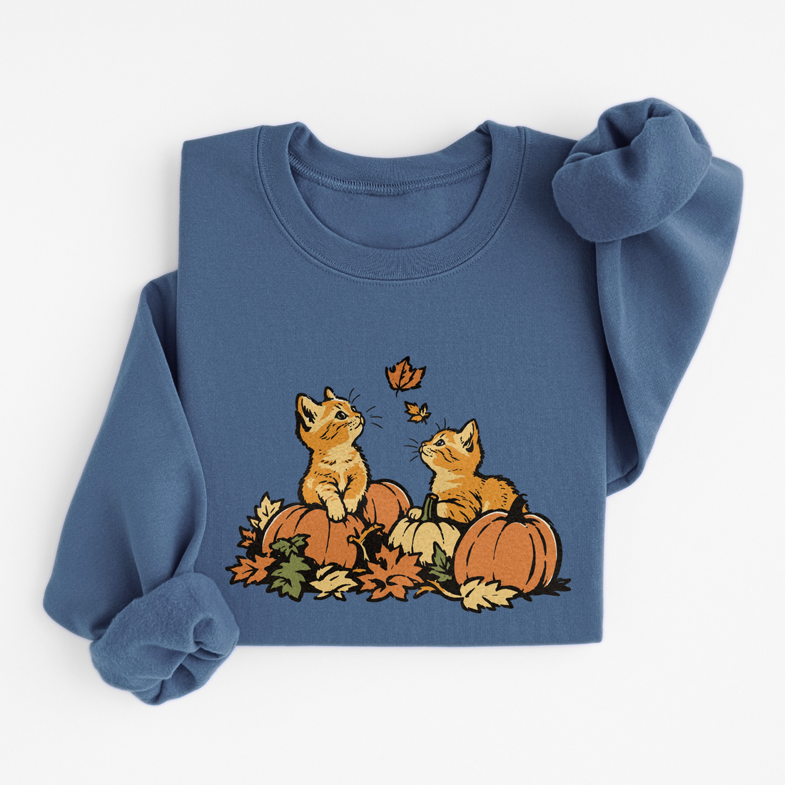 Sweatshirt Chats Automne