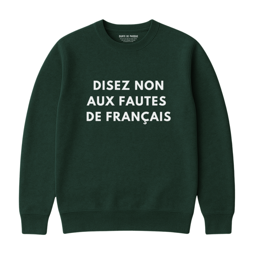Sweatshirt Fautes